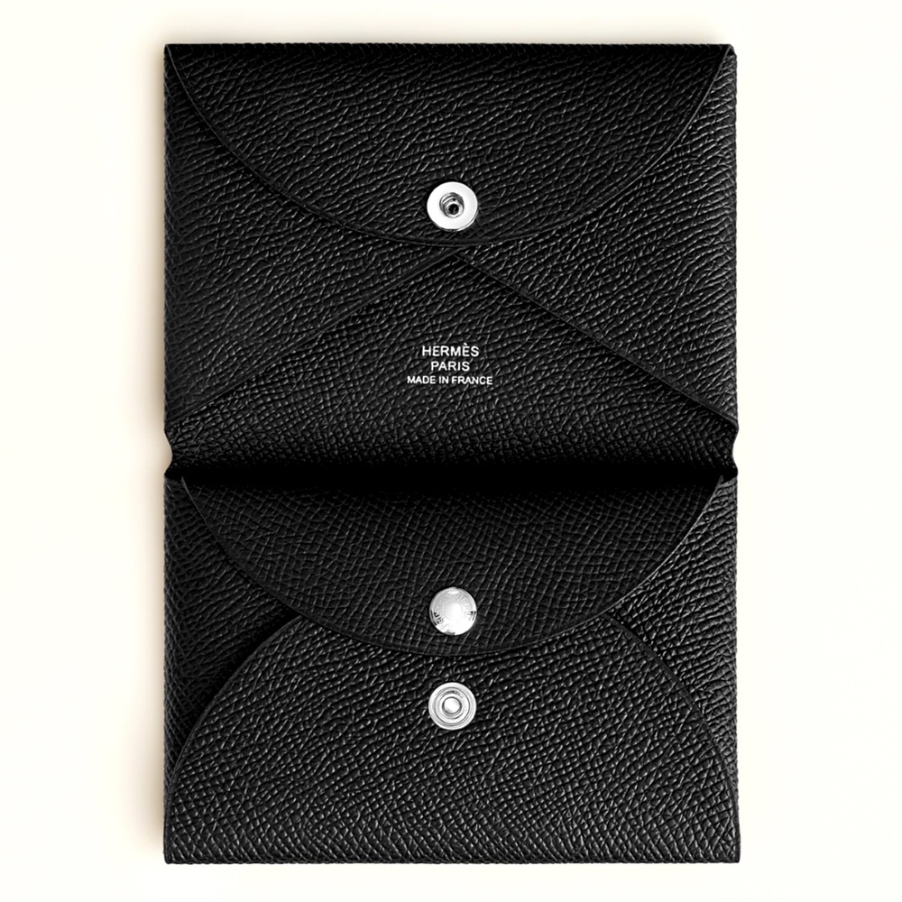 NWT⭐️Hermes⭐️Calvi Duo Compact Cardholder